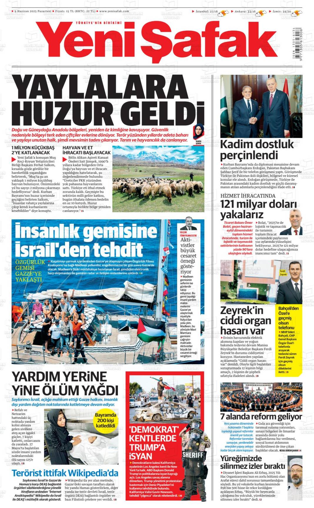 Türkiye’nin gündemi bu başlıklarda! İşte 10 Haziran gazete manşetleri... 16